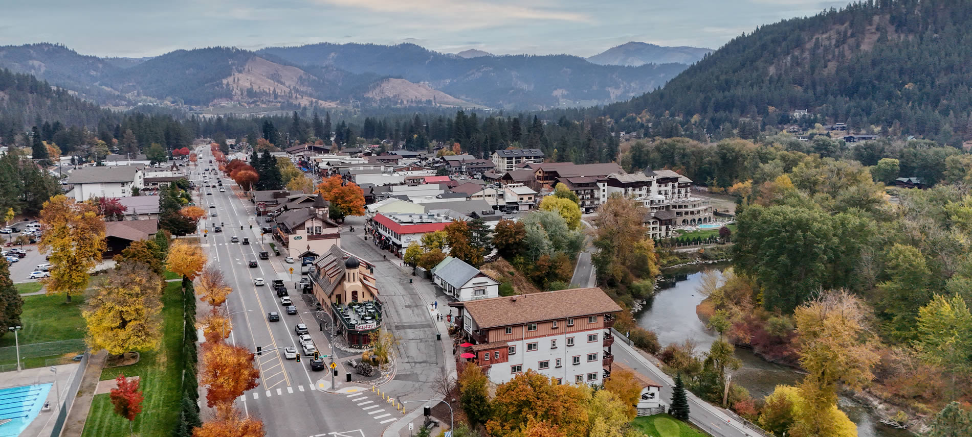 Leavenworth Aerial