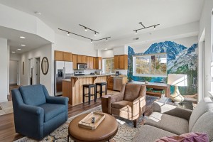 Wunderbar Condo Living Room to Kitchen